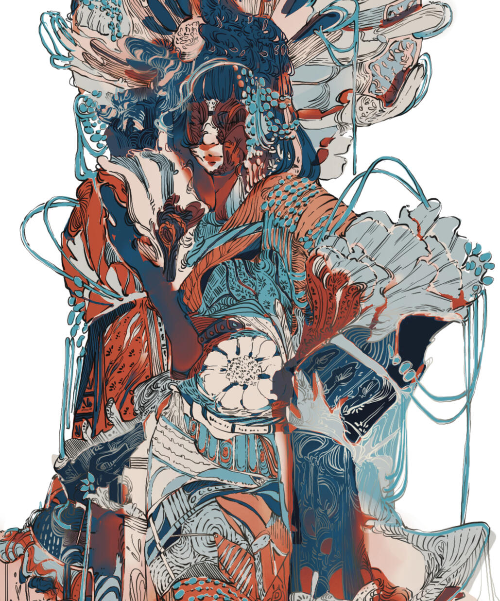Art for API (Asian Pacific Islander month zine)